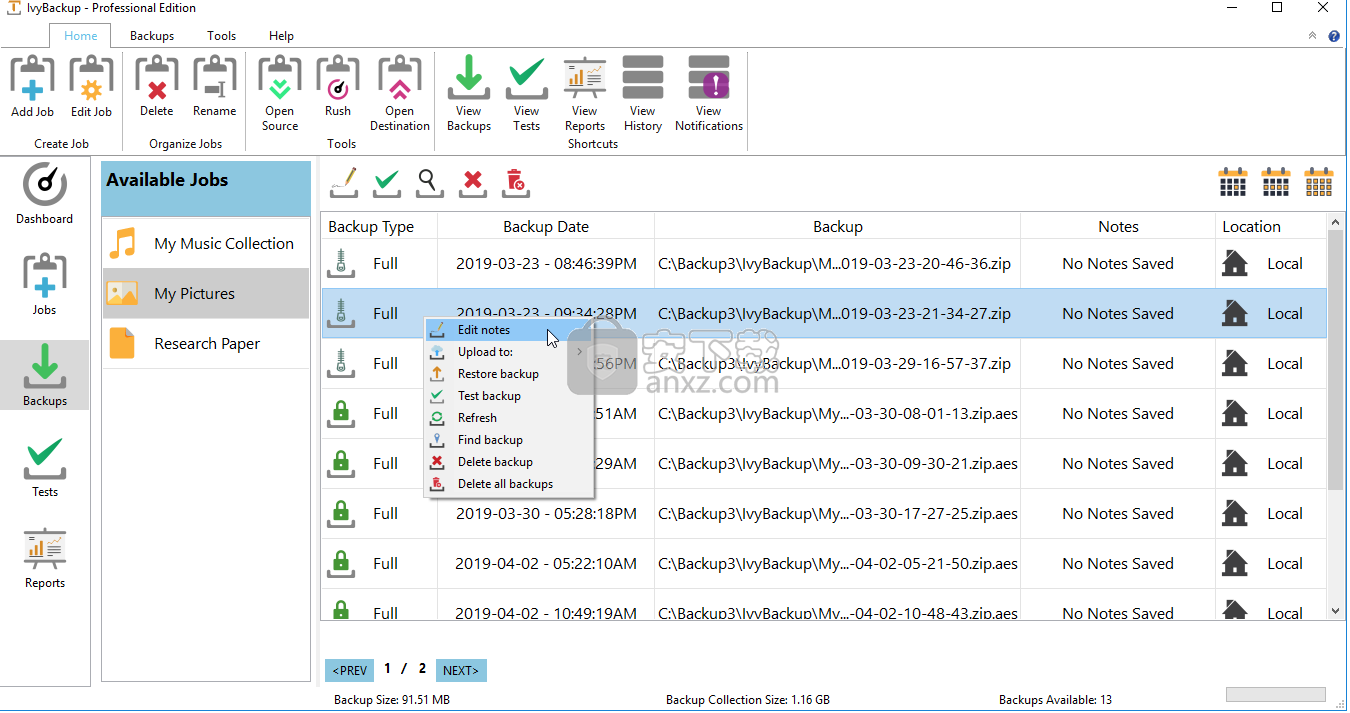 IvyBackup(轻量级备份还原工具)
