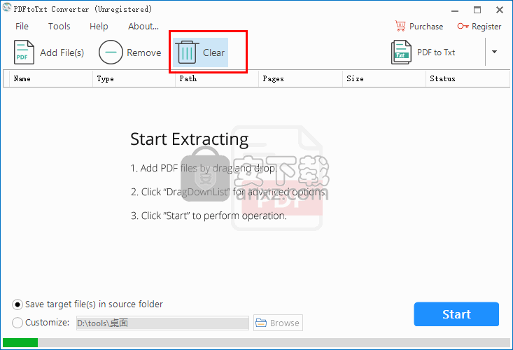 PDF to Txt Converter
