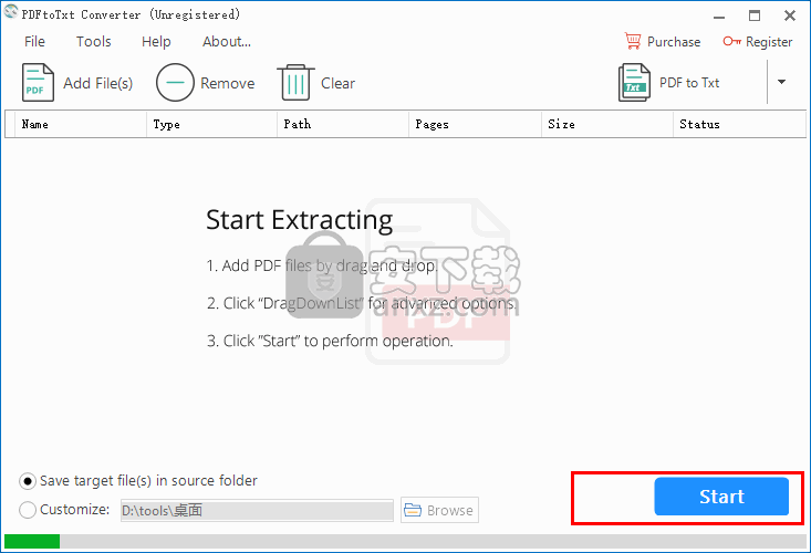 PDF to Txt Converter