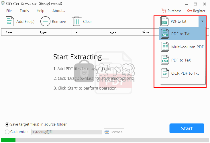 PDF to Txt Converter