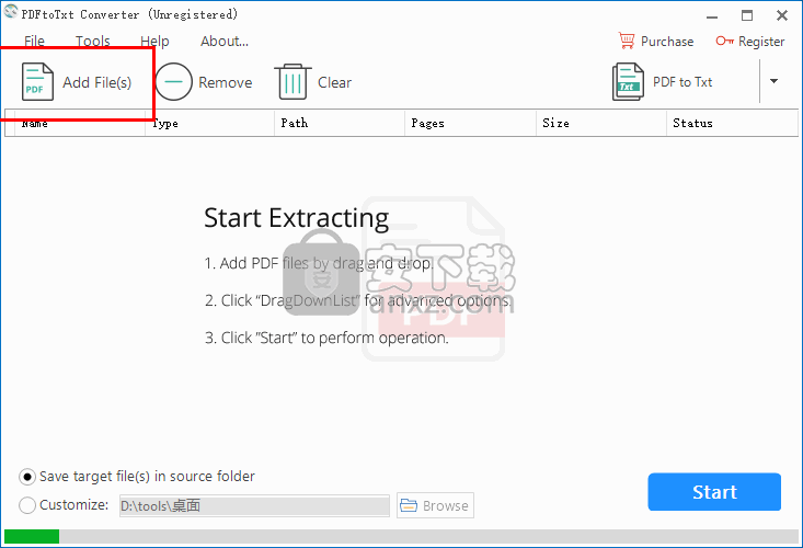 PDF to Txt Converter