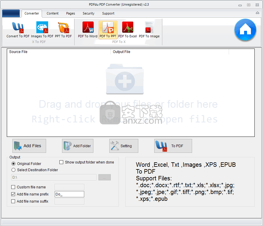 PDFdu PDF Converter