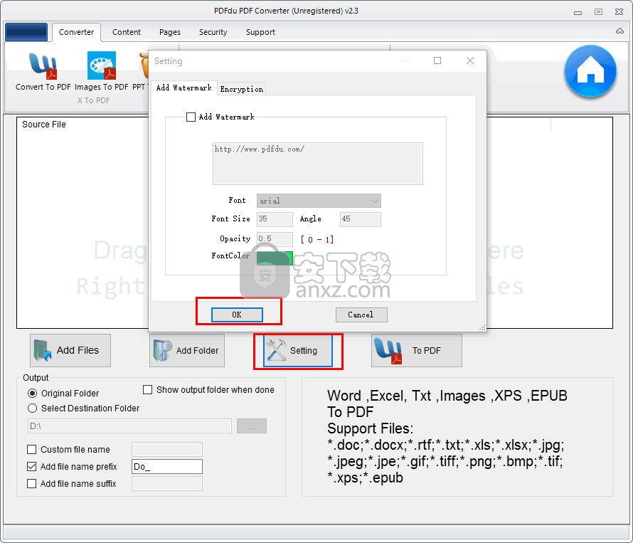 PDFdu PDF Converter