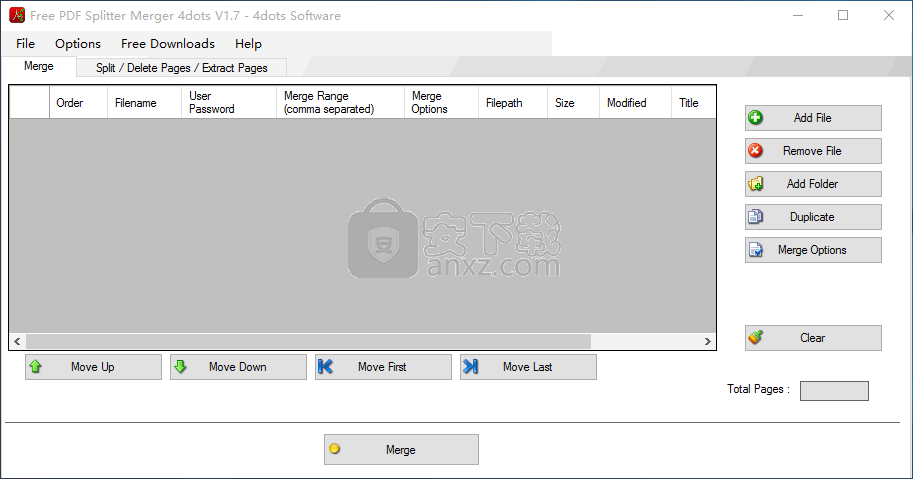 Free PDF Splitter Merger 4dots