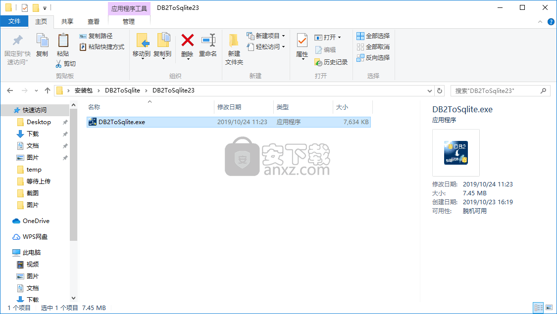DB2ToSqlite