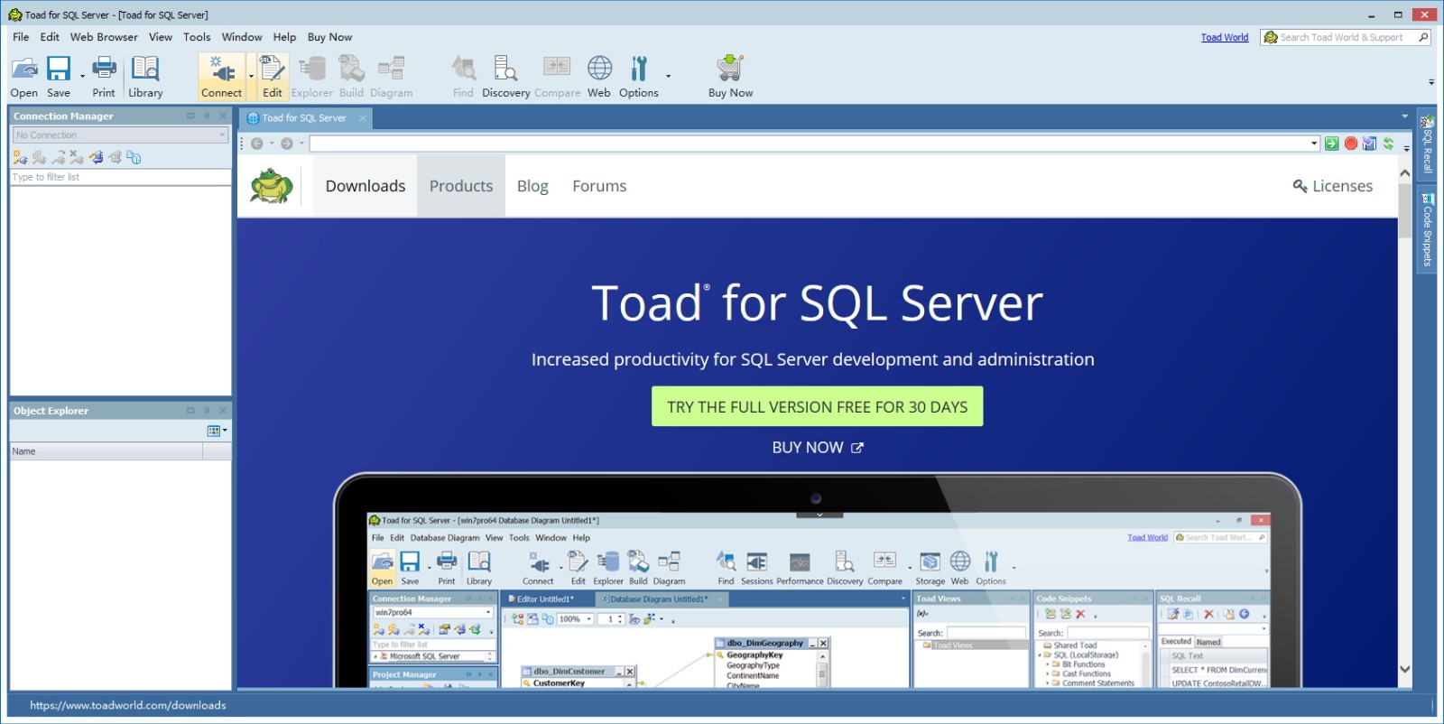 toad for sql server-sql server数据库开发工具下载 v6.8.2.9 - 安下载
