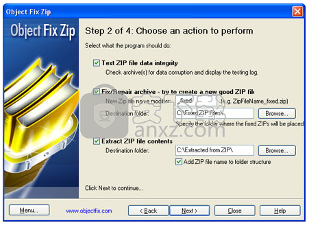 Object Fix Zip(zip压缩包修复软件)