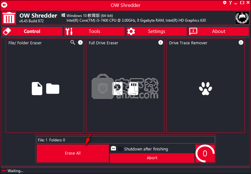 OW Shredder(系统痕迹清理软件)