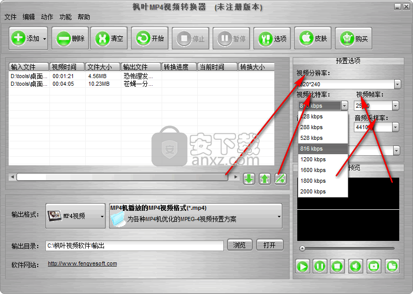 枫叶MP4视频转换器