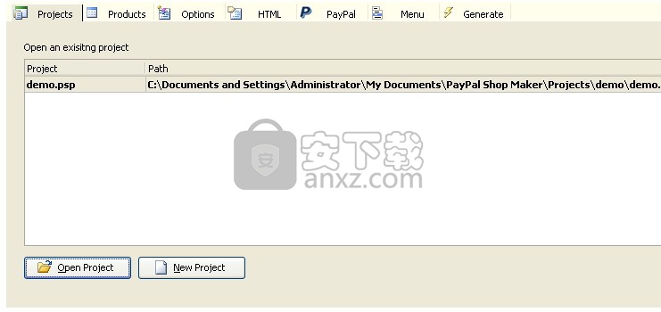 PayPal Shop Maker(在线商店建设软件)