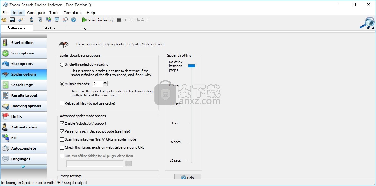 Zoom Search Engine Indexer(网站套件开发工具)