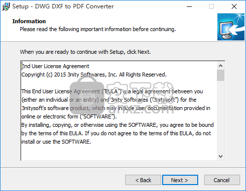 DWG DXF to PDF Converter