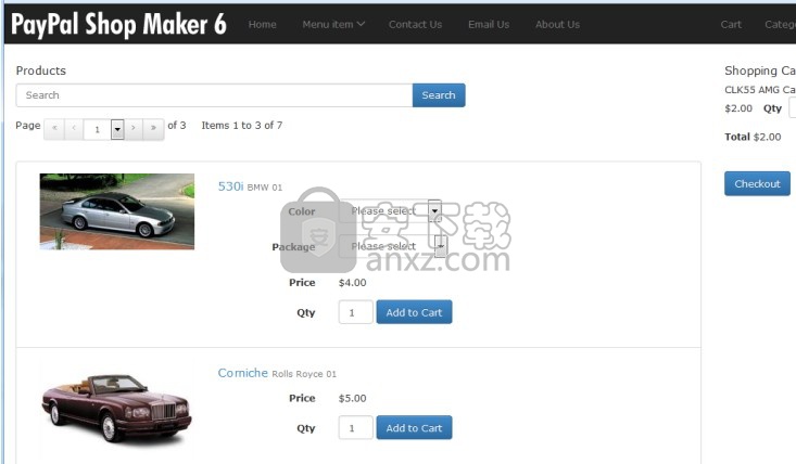PayPal Shop Maker(在线商店建设软件)