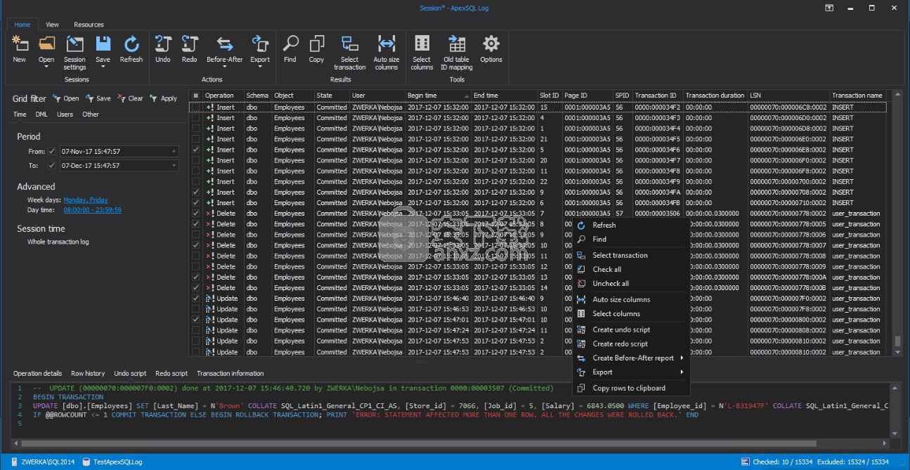 ApexSQL Log(SQL误操作恢复工具)