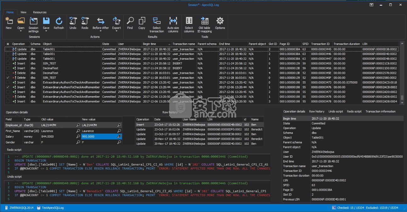 ApexSQL Log(SQL误操作恢复工具)