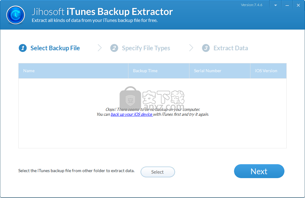 iphone backup extractor 4.6.6.0