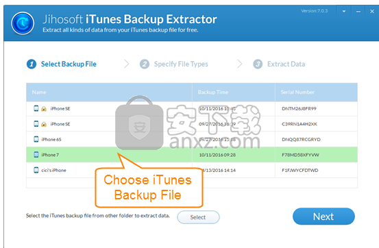 Jihosoft iTunes Backup Extractor(iTunes备份提取器) 