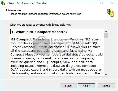 MS Compact Maestro(SQL开发管理工具)