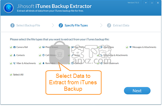 jihosoft free iphone backup extractor