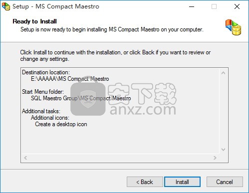 MS Compact Maestro(SQL开发管理工具)