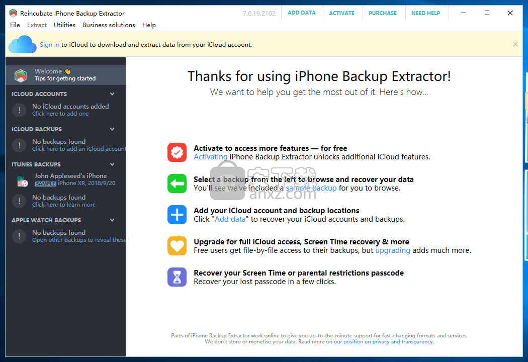 reincubate iphone backup extractor gratuito