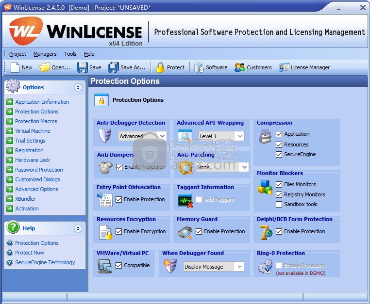 软件注册保护(winlicense)