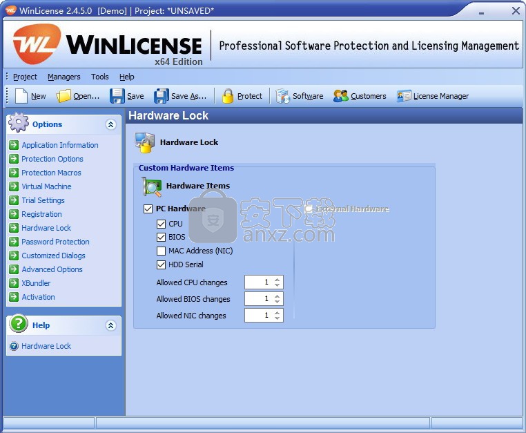 软件注册保护(winlicense)