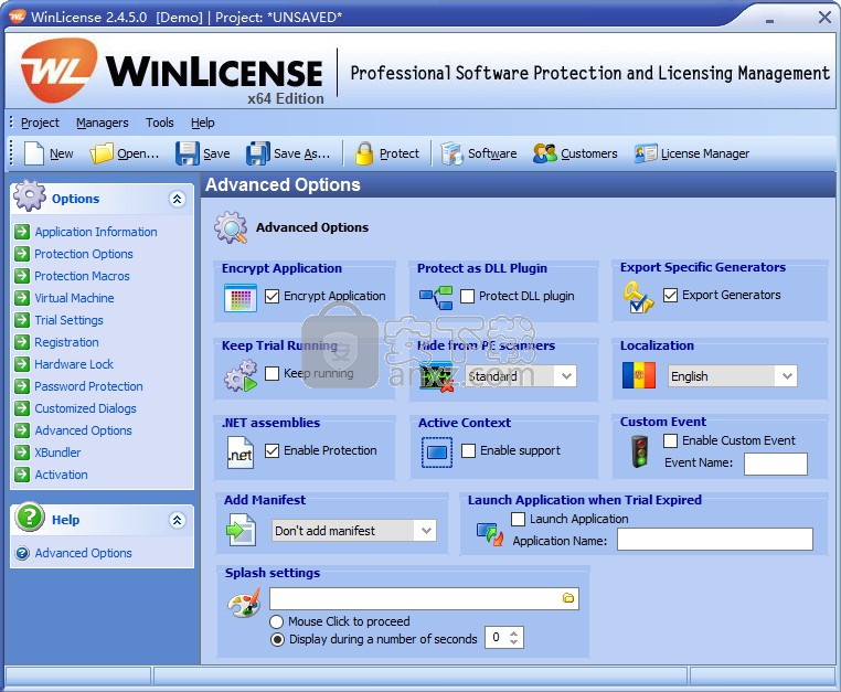 软件注册保护(winlicense)