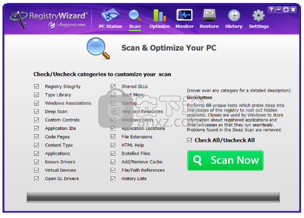 RegistryWizard(注册表错误修复工具)