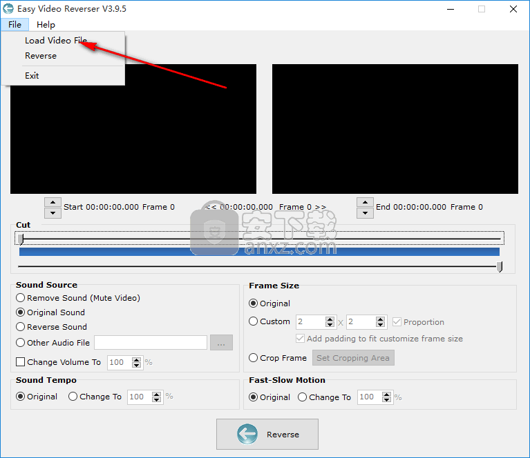 Easy Video Reverser