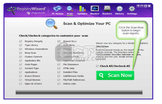 RegistryWizard(注册表错误修复工具)