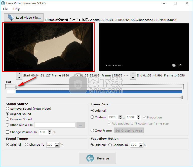 Easy Video Reverser