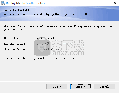 Replay Media Splitter