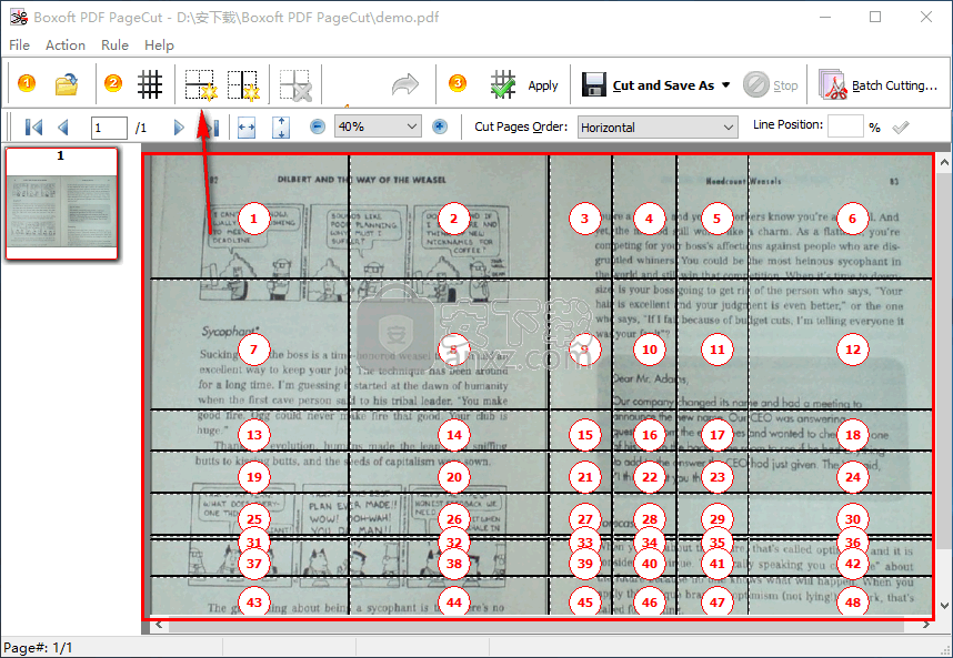Boxoft PDF PageCut