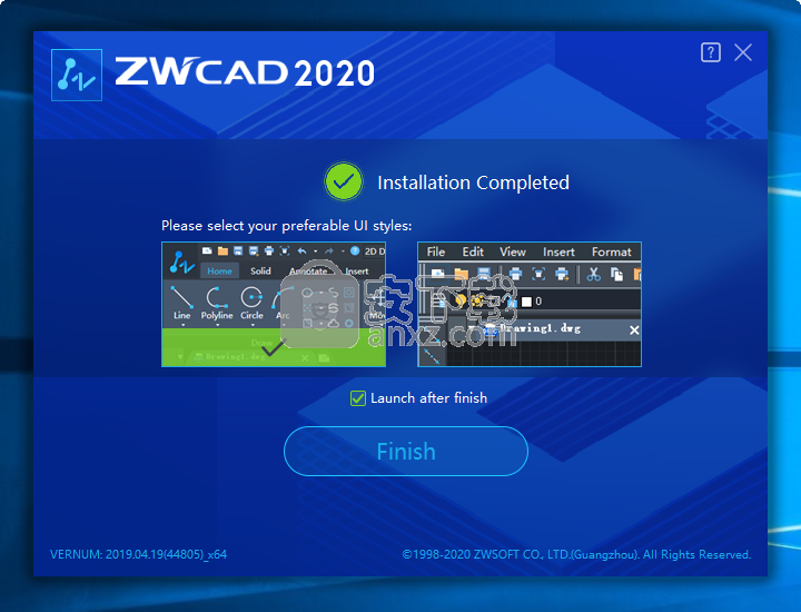 中望CAD2020