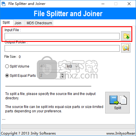 File Splitter and Joiner(文件分割合并工具)