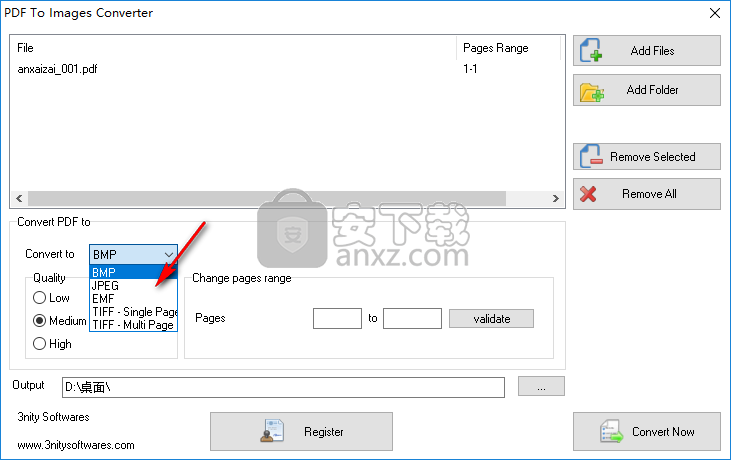 PDF to Images Converter(PDF转图片工具)