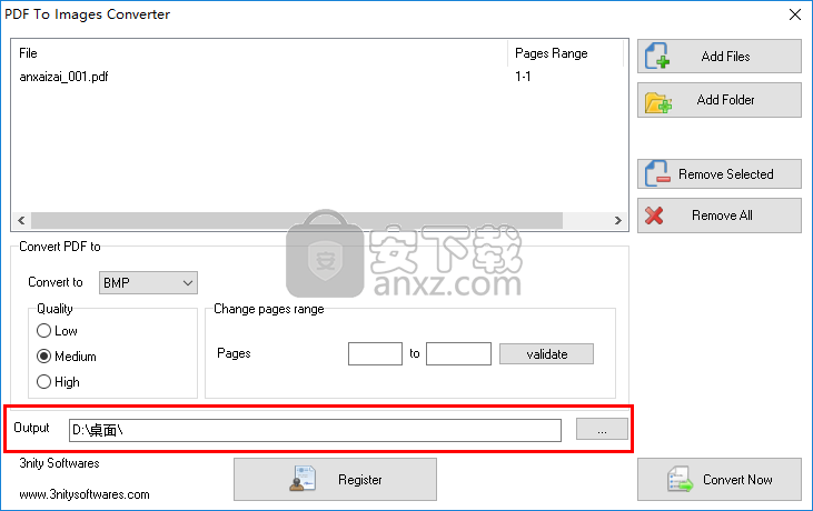 PDF to Images Converter(PDF转图片工具)