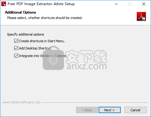 Free PDF Image Extractor 4dots(PDF图片提取软件)