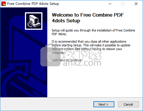 Free Combine PDF 4dots(PDF合并软件)