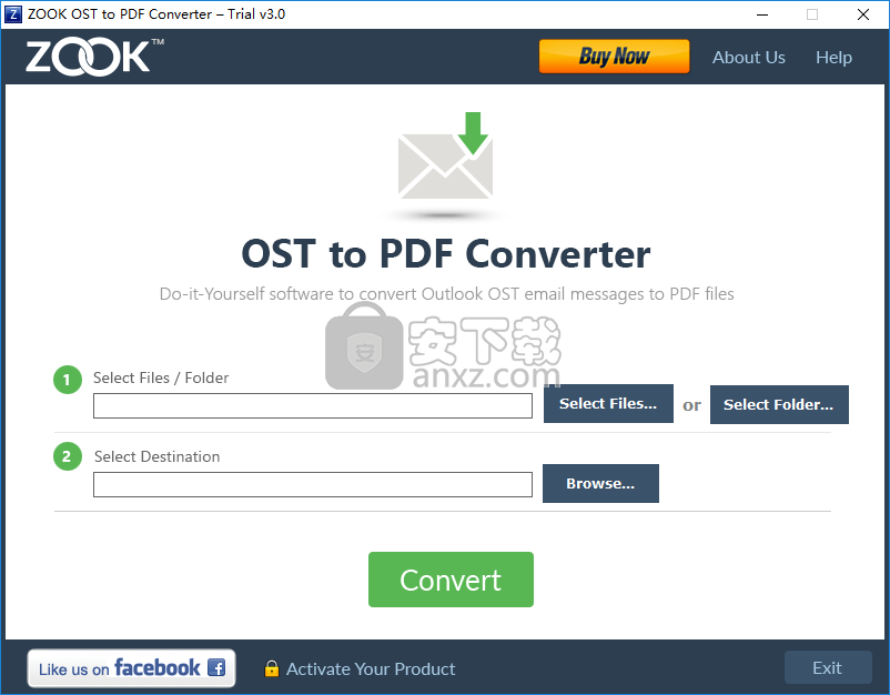 ZOOK OST to PDF Converter(OST转PDF文件工具)