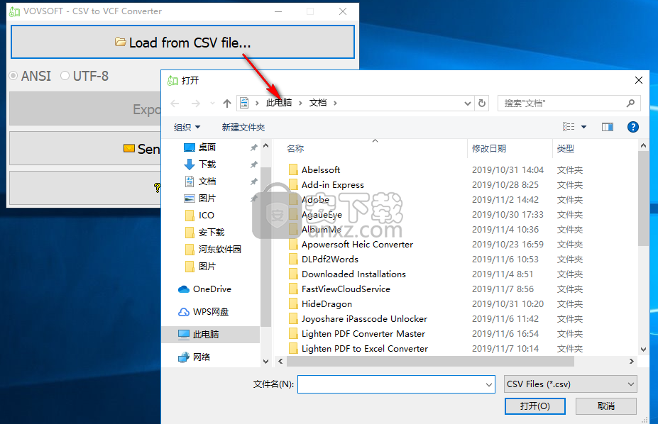 CSV to VCF Converter(CSV转VCF工具)