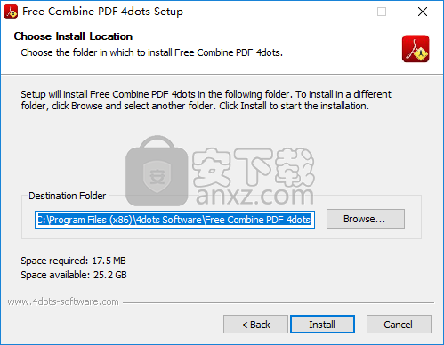 Free Combine PDF 4dots(PDF合并软件)
