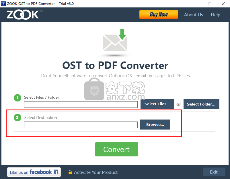 ZOOK OST to PDF Converter(OST转PDF文件工具)