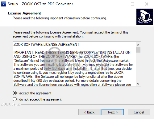 ZOOK OST to PDF Converter(OST转PDF文件工具)