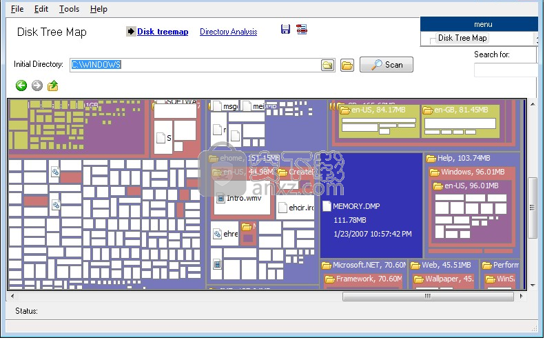 TreeMapFs(磁盘空间管理工具)