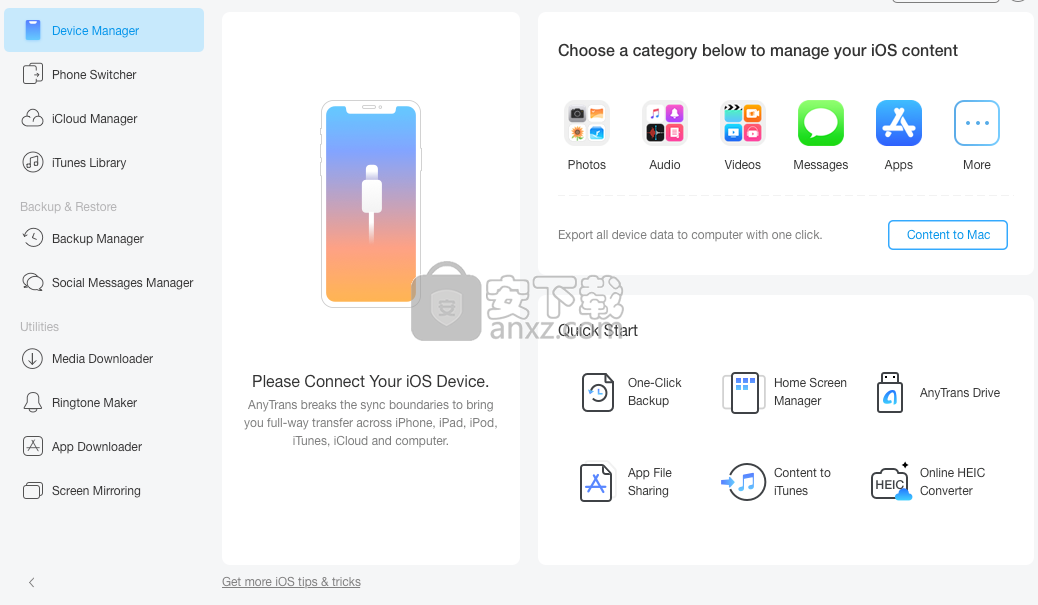 AnyTrans for iOS(IOS传输管理工具)