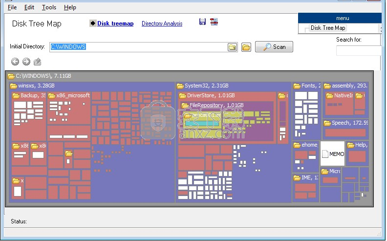 TreeMapFs(磁盘空间管理工具)