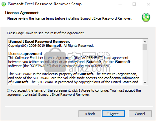 iSumsoft Excel Password Remover(Excel密码清除工具)