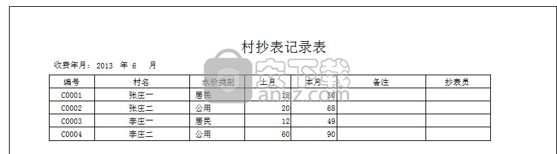 水务局水费管理系统